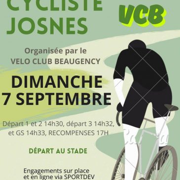06 et 07/09/2025 – Courses du week-end à Dampierre-en-Burly samedi et Josnes dimanche