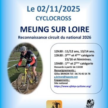 02/11/2025 – Cyclocross de Meung sur Loire