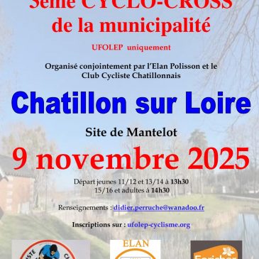 09/11/2025 – Cyclocross de CHATILLON SUR LOIRE