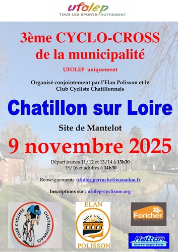 09/11/2025 – Cyclocross de CHATILLON SUR LOIRE