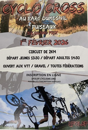 01/02/2026 – PREMIER GRAND PRIX CYCLO-CROSS DE PUISEAUX