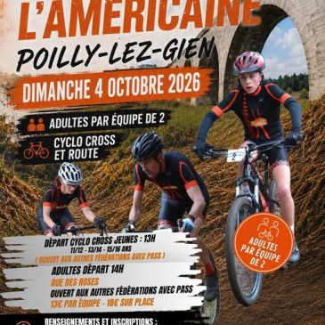 04/10/2026 – Course à l&rsquo;Américaine de POILLY-LEZ-GIEN
