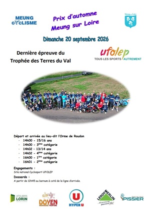 20/09/2026 – Prix d&rsquo;automne de MEUNG La BONNERIE – Finale du Trophée des Terres du Val de Loire
