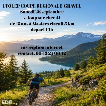 26/09/2026 – Coupe régionale de GRAVEL à SAINT LOUP SUR CHER (41)