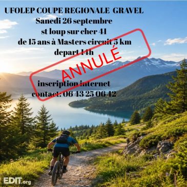 26/09/2026 – Coupe régionale de GRAVEL à SAINT LOUP SUR CHER (41)