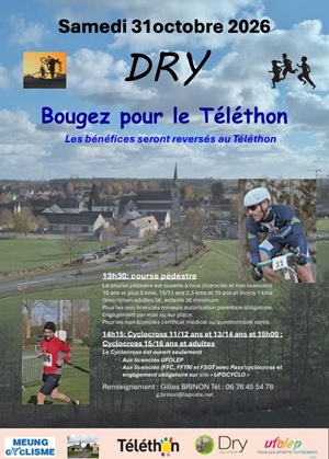 31/10/2026 – Cyclocross du Téléthon à DRY